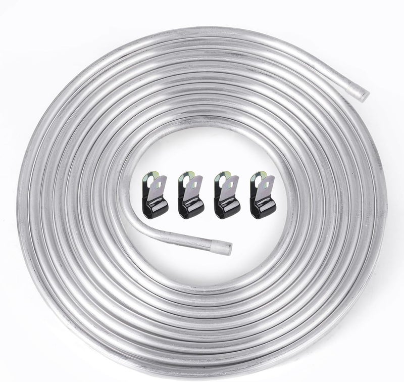 CNRAQR 5/16" OD Aluminum Hard Fuel Line 16 Feet Hardline Tube Thickness is 0.039" - Image 1